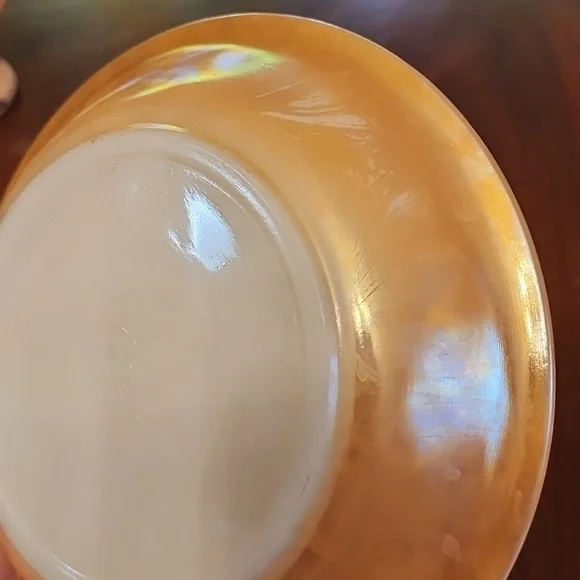 Fire King bowl and dish - set of two - Picture 5 of 10